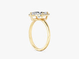 Marquise Halo Moissanite Engagement Ring (1.50 CT)