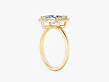 Marquise Halo Lab Grown Diamond Engagement Ring (2.00 CT)