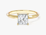 Knife Edge Princess Lab Grown Diamond Engagement Ring (1.00 CT)