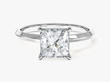 Knife Edge Princess Lab Grown Diamond Engagement Ring (1.50 CT)