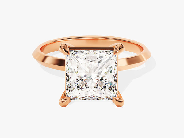 Knife Edge Princess Diamond Engagement Ring (3.00 CT)