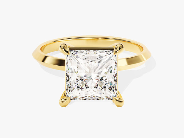 Knife Edge Princess Diamond Engagement Ring (3.00 CT)