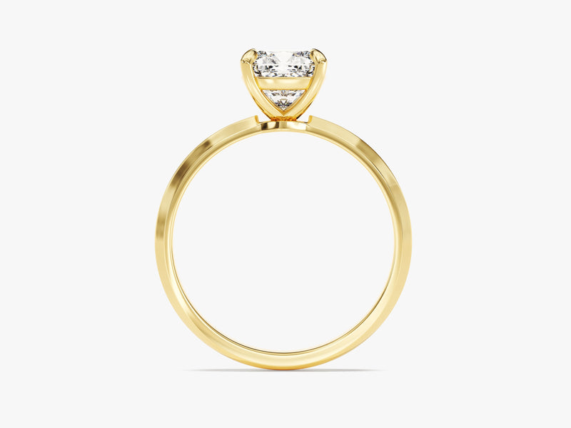 Knife Edge Cushion Diamond Engagement Ring (1.50 CT)