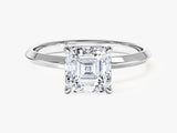 Knife Edge Asscher Lab Grown Diamond Engagement Ring (1.50 CT)