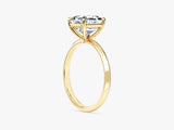 Knife Edge Asscher Lab Grown Diamond Engagement Ring (2.00 CT)