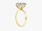 Knife Edge Asscher Lab Grown Diamond Engagement Ring (3.00 CT)