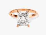 Knife Edge Radiant Diamond Engagement Ring (3.00 CT)