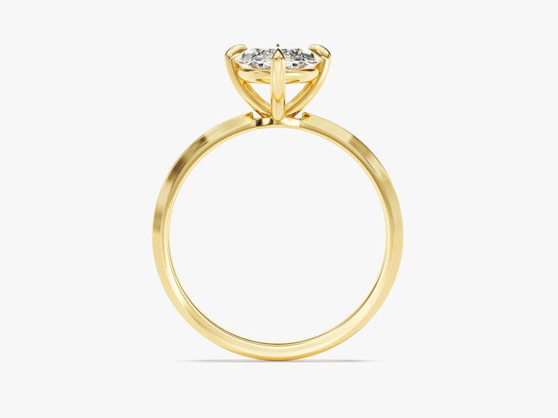 Knife Edge Marquise Diamond Engagement Ring (2.00 CT)
