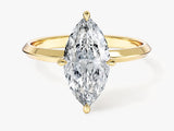 Knife Edge Marquise Lab Grown Diamond Engagement Ring (2.00 CT)