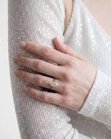Knife Edge Marquise Lab Grown Diamond Engagement Ring (2.00 CT)