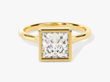 Bezel Princess Diamond Engagement Ring (1.50 CT)