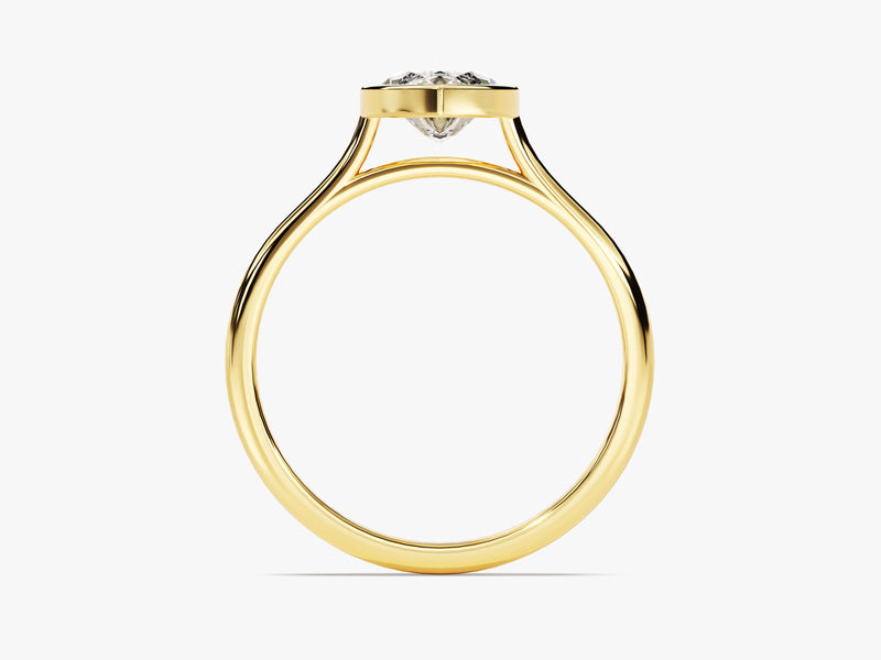 Bezel Marquise Moissanite Engagement Ring (1.50 CT)