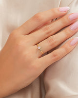 Bypass Pink Heart Promise Ring