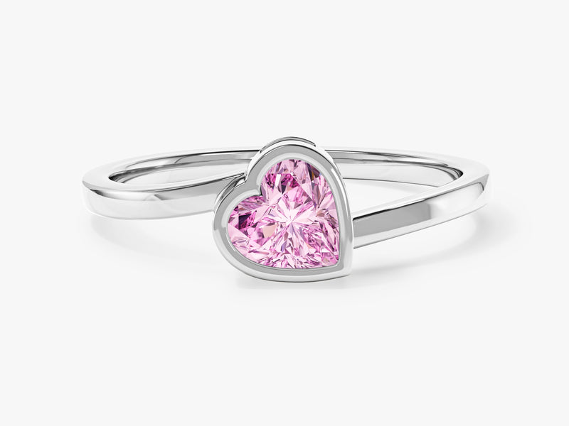Bypass Pink Heart Promise Ring
