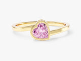 Bypass Pink Heart Promise Ring