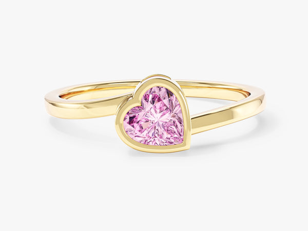 Bypass Pink Heart Promise Ring