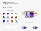 Toi et Moi Birthstone Ring