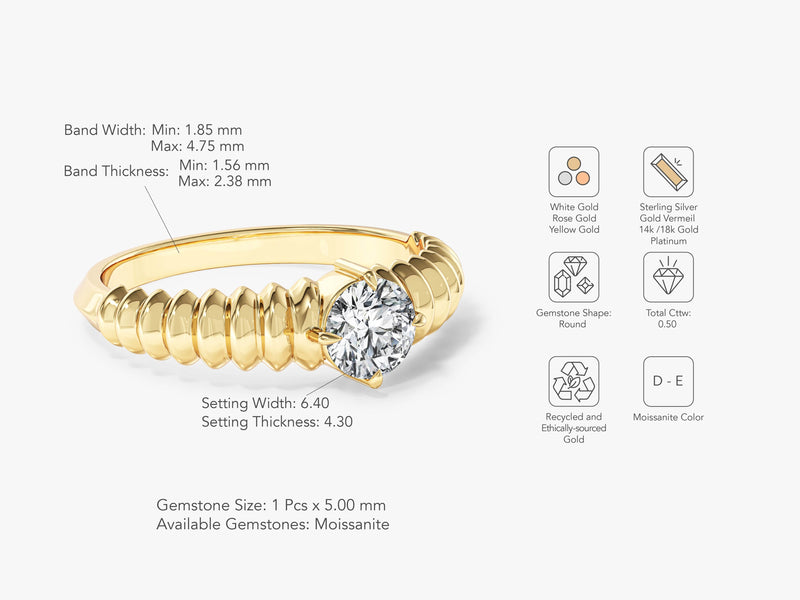 Croissant Promise Ring