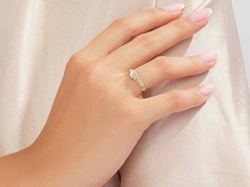 Croissant Promise Ring
