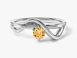 Double Band Wave Promise Ring