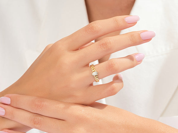 Chain Link Promise Ring