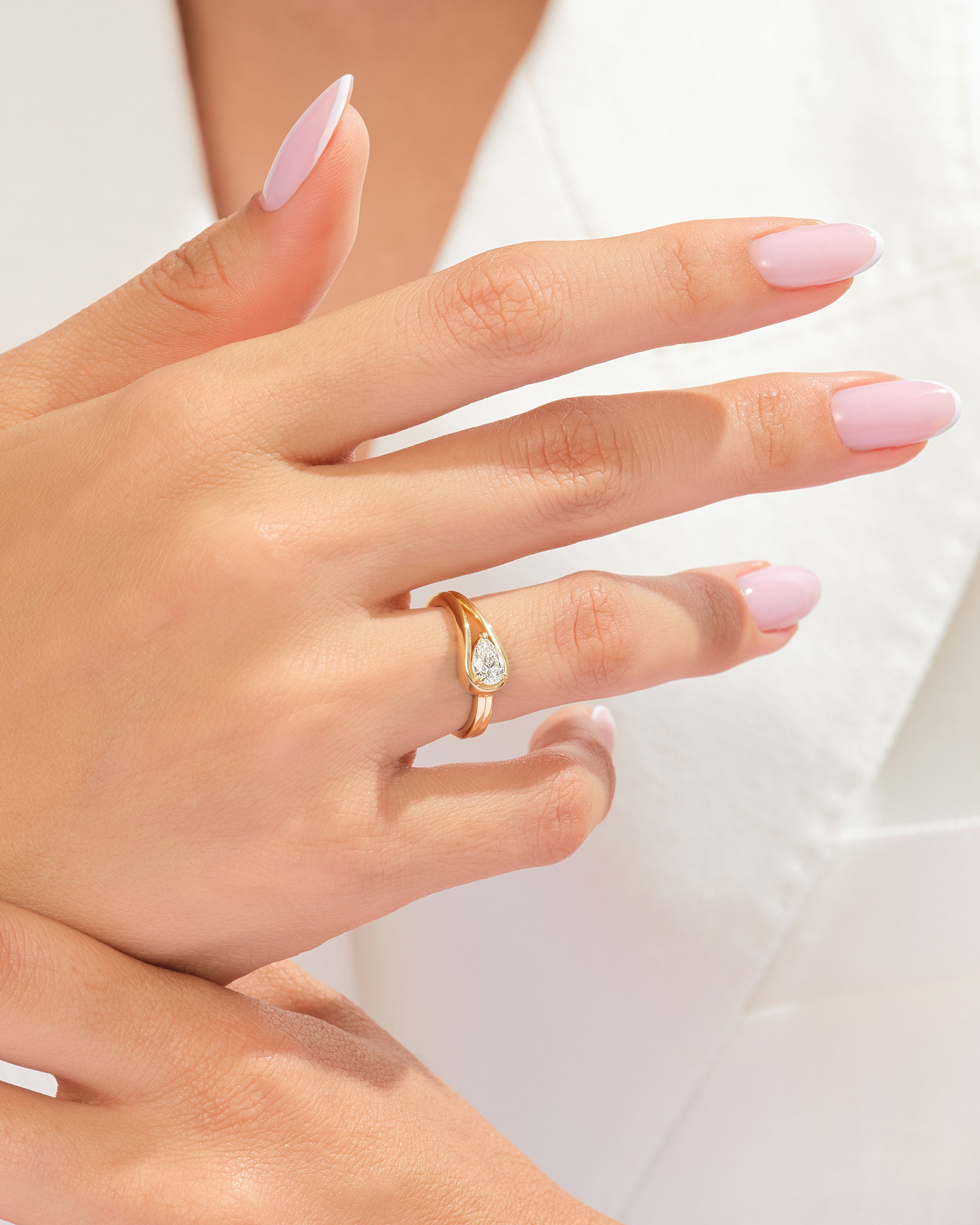 Unique Double Band Promise Ring