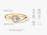 Split Shank Lab Grown Diamond Engagement Ring