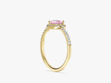 Pink Heart Cut Promise Ring