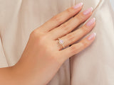 Pink Heart Cut Promise Ring