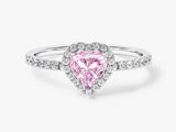 Pink Heart Cut Promise Ring
