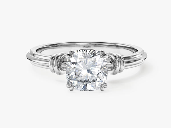 Knot Moissanite Engagement Ring