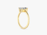 Solo Emerald Cut Lab Grown Diamond Engagement Ring