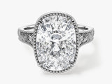 Elongated Cushion Lab Grown Diamond Engagement Ring