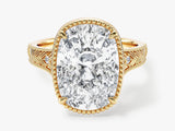 Elongated Cushion Lab Grown Diamond Engagement Ring