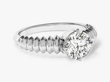 Dome Lab Grown Diamond Engagement Ring