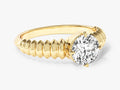 Dome Lab Grown Diamond Engagement Ring