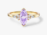 Marquise Accent Engagement Ring