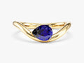 Curved Birthstone Ring