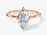 Marquise Cut Solitaire Lab Grown Diamond Engagement Ring (1.50 CT)