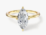 Marquise Cut Solitaire Lab Grown Diamond Engagement Ring (1.50 CT)