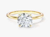 Gold diamond engagement ring jewelry