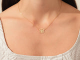 Plain Birthflower Necklace