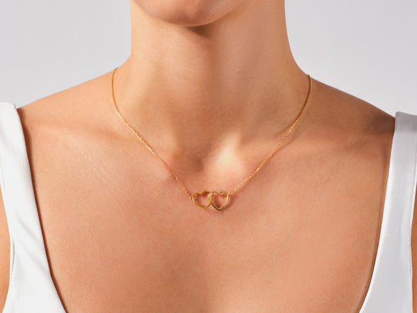 Interlocking Hearts Necklace