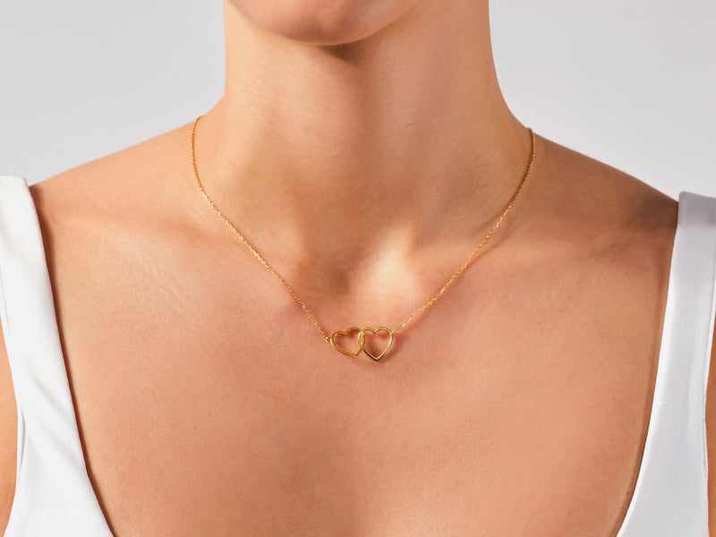 Interlocking Hearts Necklace