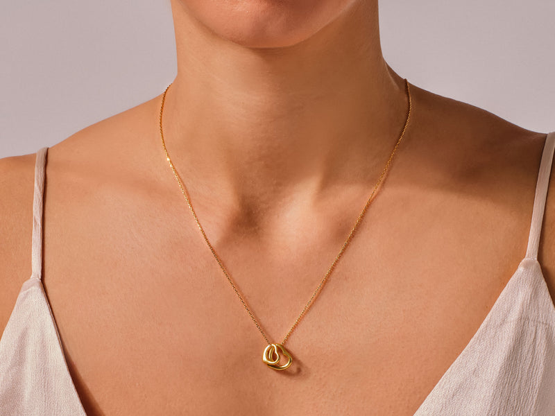 Double Heart Necklace