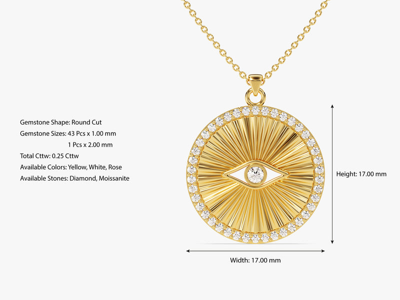 Evil Eye Pendant Necklace