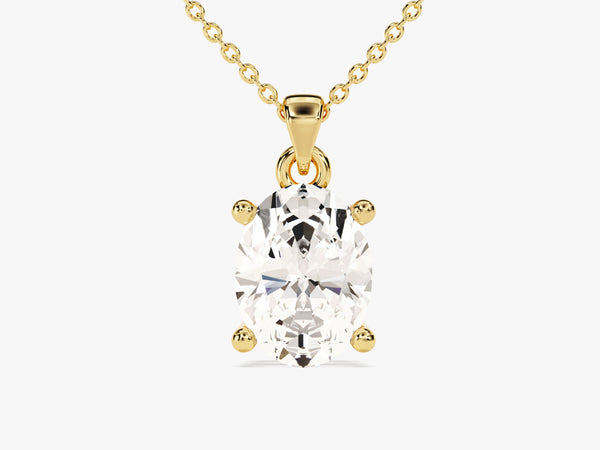 Oval Cut Solitaire Pendant (1.50 CT)