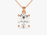 Oval Cut Solitaire Pendant (2.00 CT)