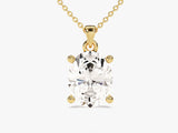 Oval Cut Solitaire Pendant (2.00 CT)