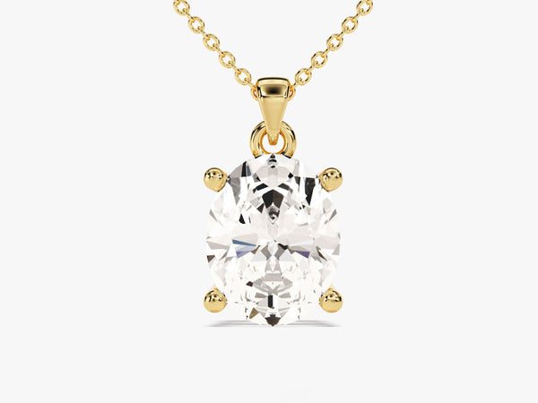 Oval Cut Solitaire Pendant (2.00 CT)